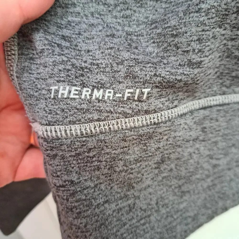 Nike Therma FIt Gray and Pink Women's Small Activeware Athletic Hoodie